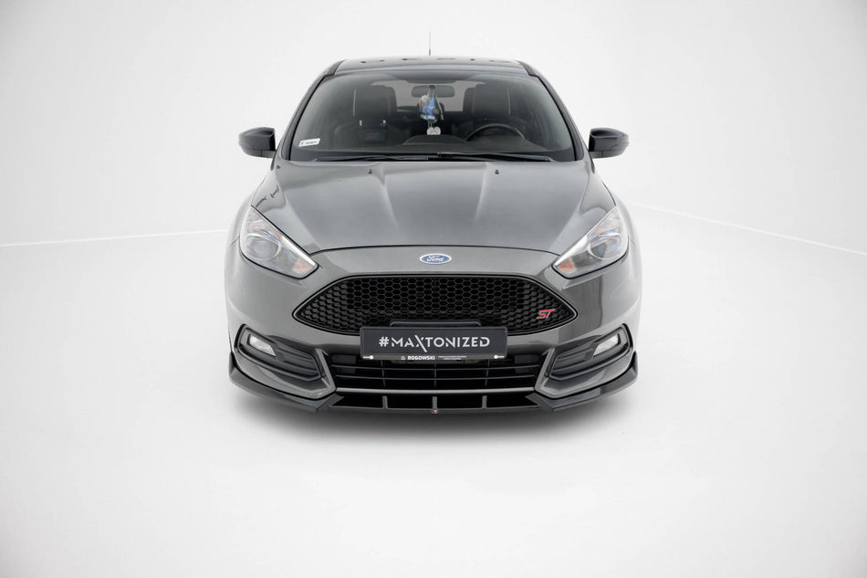 Front Splitter V.6 suitable for Ford Focus ST Mk3 Facelift