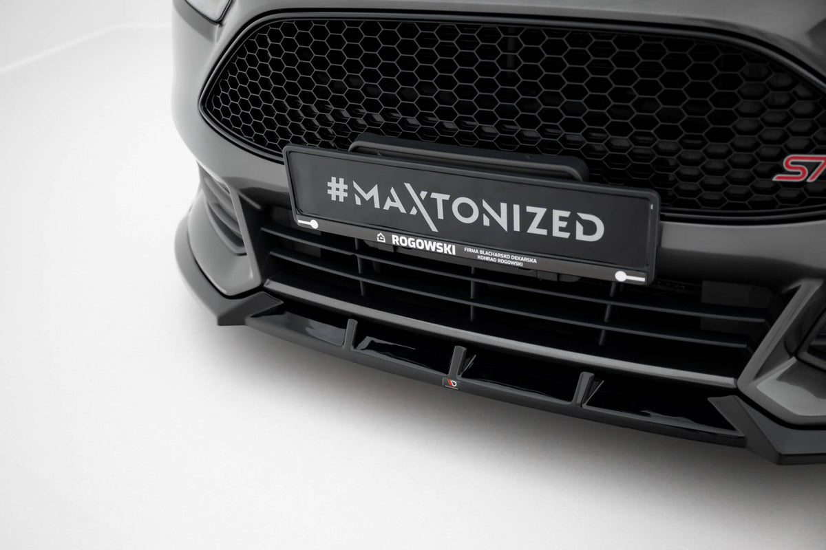 Front Splitter V.6 suitable for Ford Focus ST Mk3 Facelift