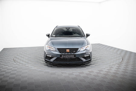 Front Splitter V.6 suitable for Seat Leon Cupra / FR Mk3 FL