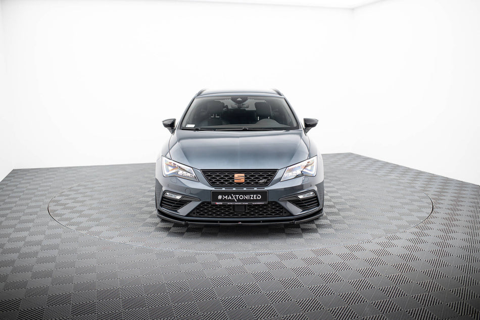 Front Splitter V.6 suitable for Seat Leon Cupra / FR Mk3 FL