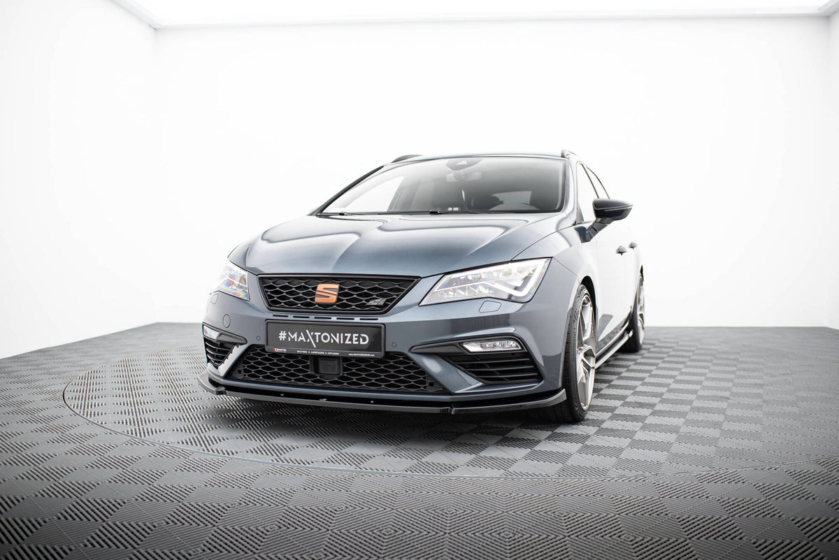 Front Splitter V.6 suitable for Seat Leon Cupra / FR Mk3 FL