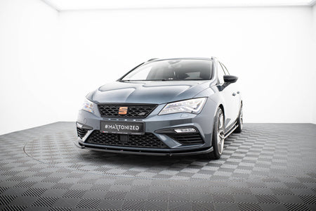 Front Splitter V.6 suitable for Seat Leon Cupra / FR Mk3 FL