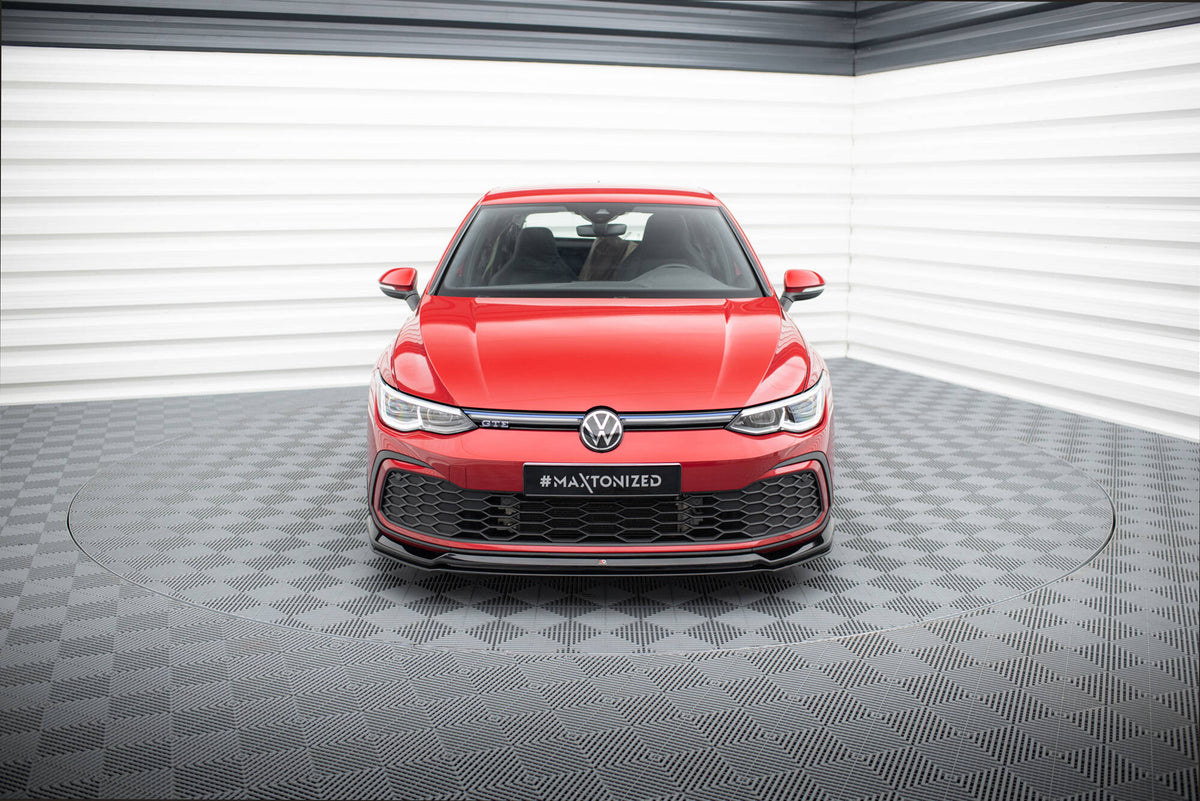 Front Splitter V.6 suitable for Volkswagen Golf GTI / GTE / GTD / R-Line Mk8