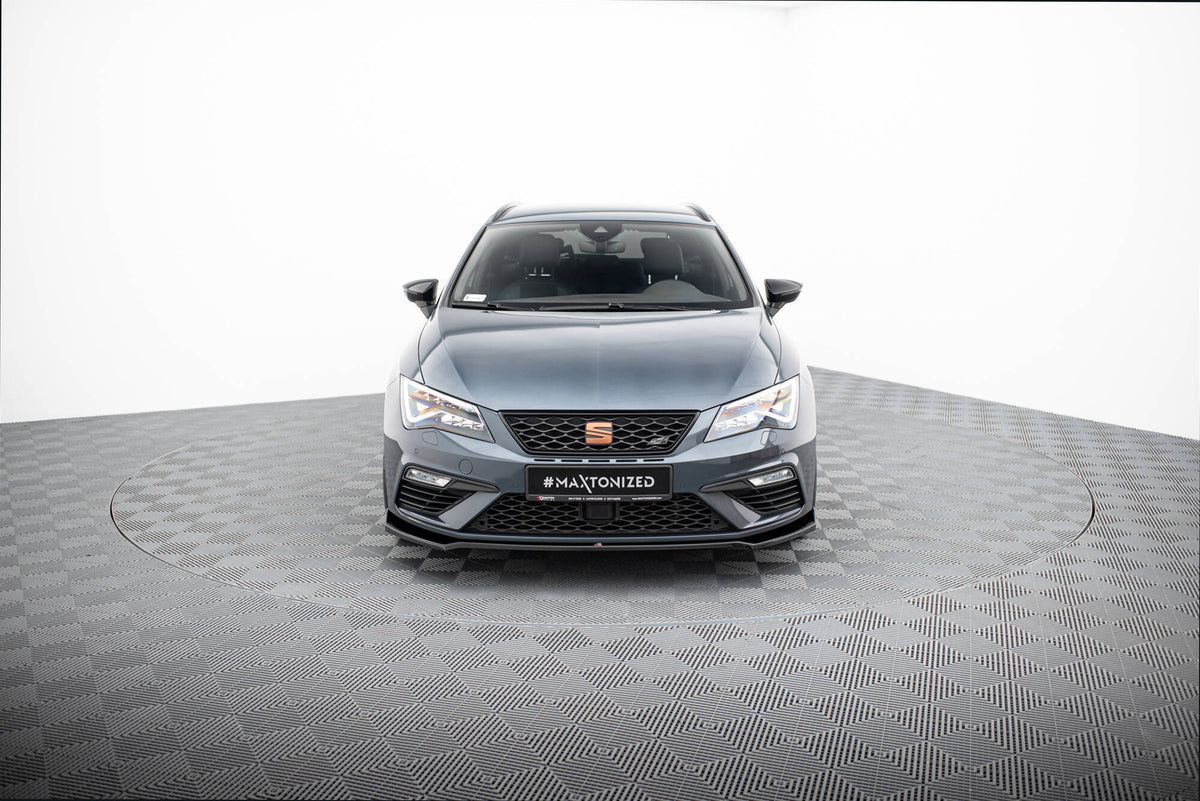 Front Splitter V.7 suitable for Seat Leon Cupra / FR Mk3 FL