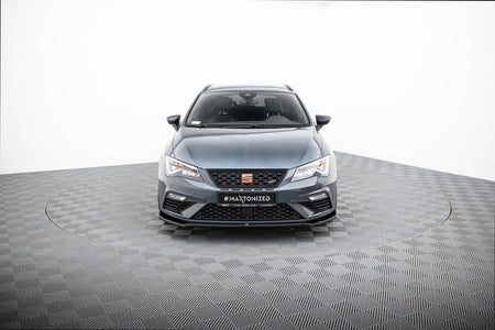 Front Splitter V.7 suitable for Seat Leon Cupra / FR Mk3 FL