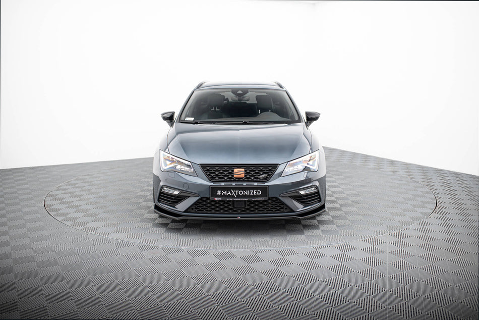 Front Splitter V.7 suitable for Seat Leon Cupra / FR Mk3 FL