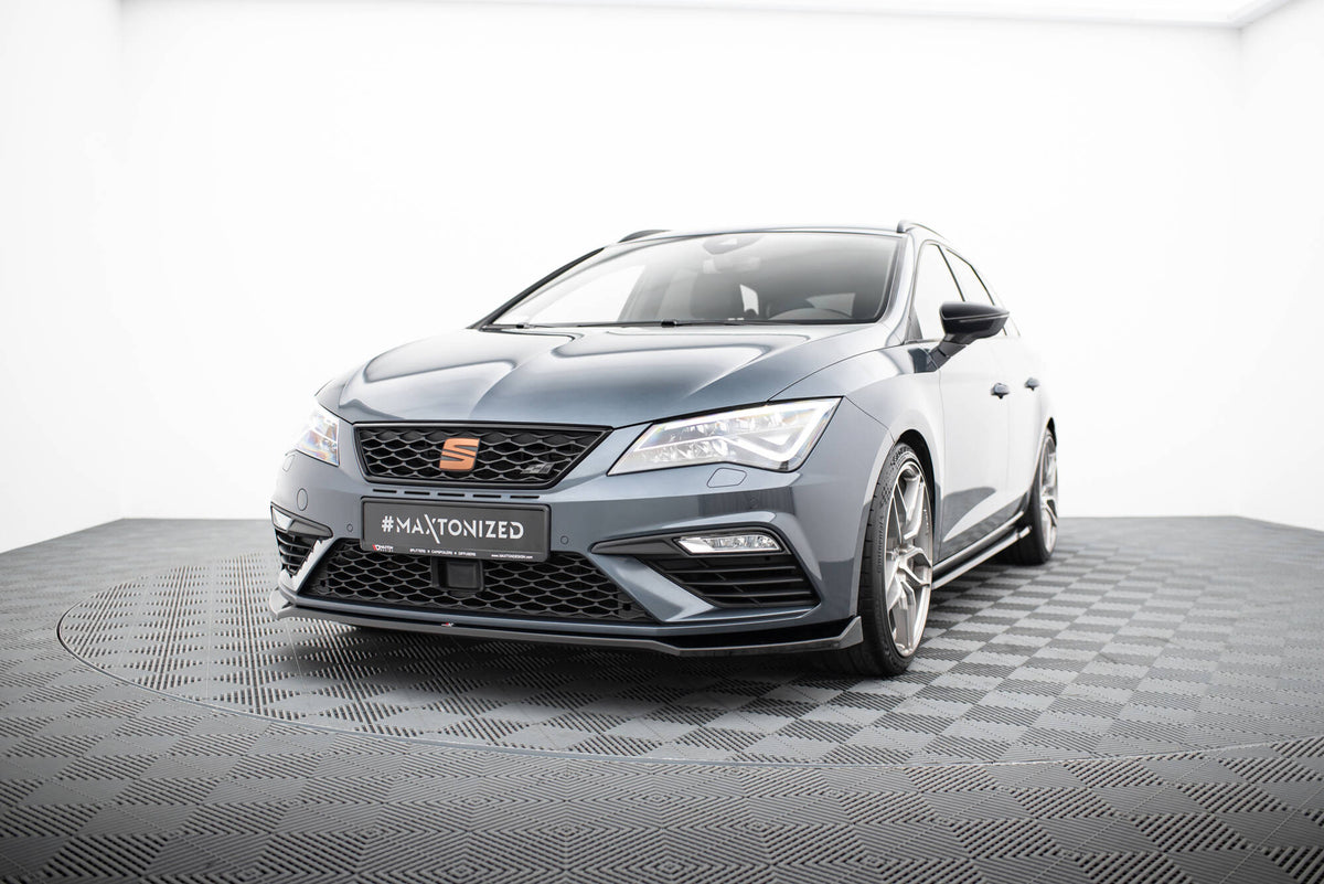 Front Splitter V.7 suitable for Seat Leon Cupra / FR Mk3 FL
