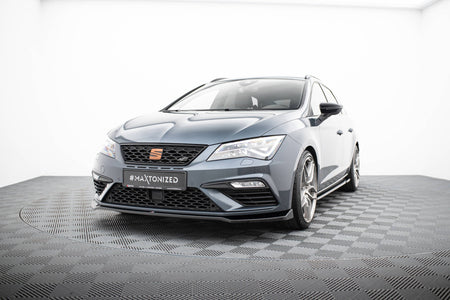 Front Splitter V.7 suitable for Seat Leon Cupra / FR Mk3 FL