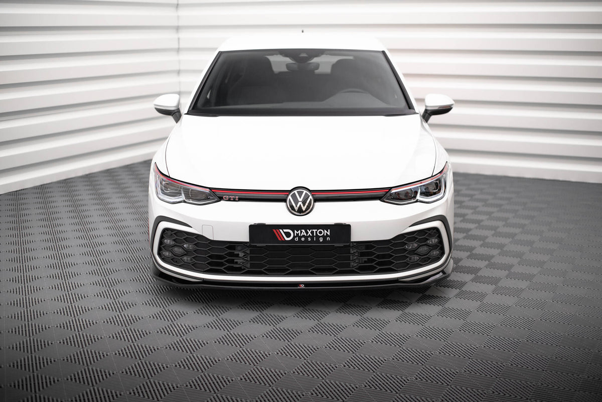 Front Splitter V.7 suitable for Volkswagen Golf GTI / GTE / GTD / R-Line Mk8