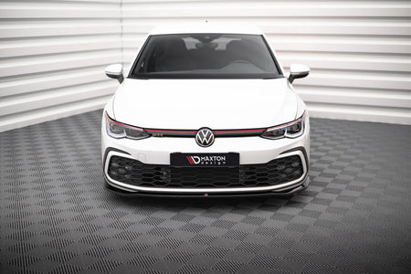 Front Splitter V.7 suitable for Volkswagen Golf GTI / GTE / GTD / R-Line Mk8