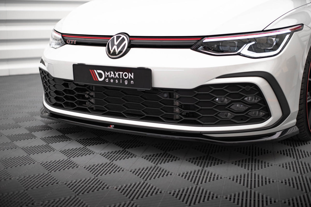 Front Splitter V.7 suitable for Volkswagen Golf GTI / GTE / GTD / R-Line Mk8