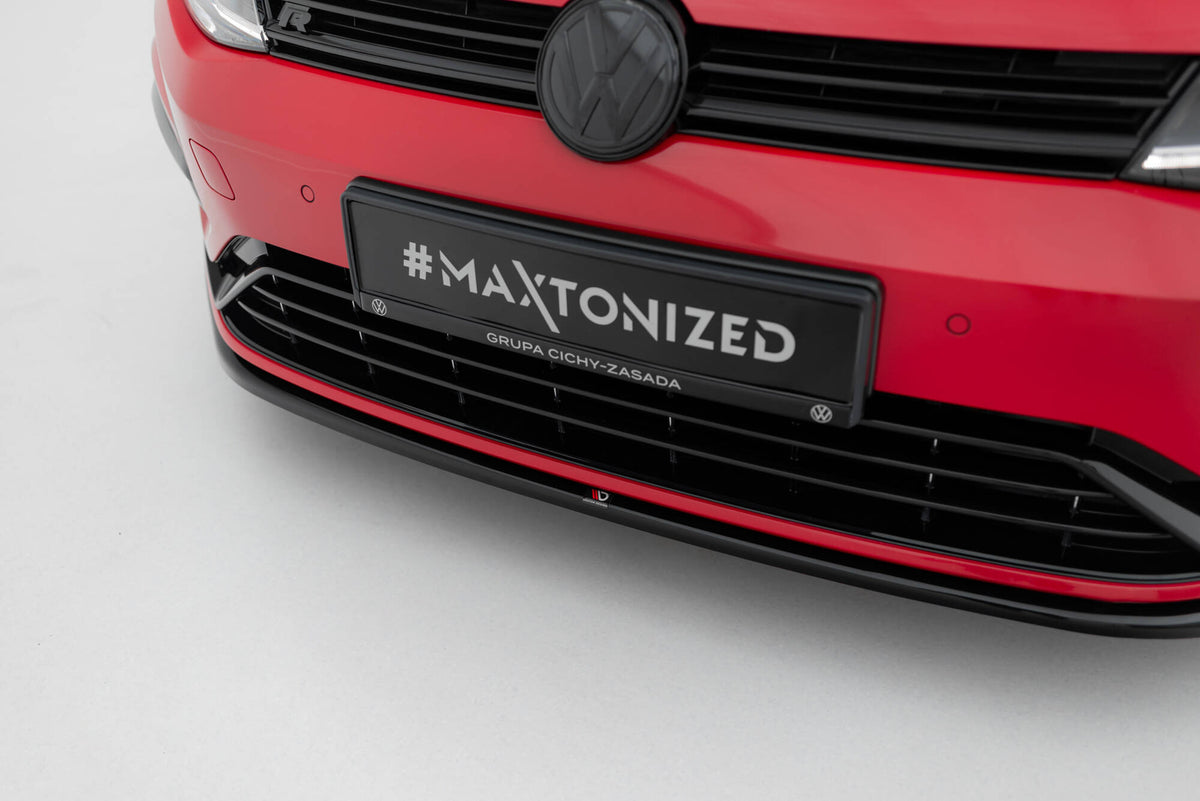 Front Splitter V.7 suitable for Volkswagen Golf R / R-Line Mk7 Facelift