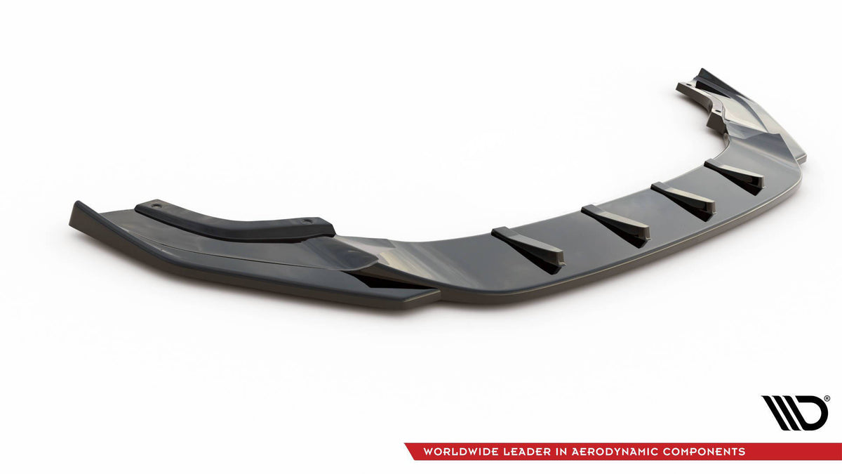 Front Splitter V.9 suitable for Volkswagen Golf R / R-Line Mk7 Facelift