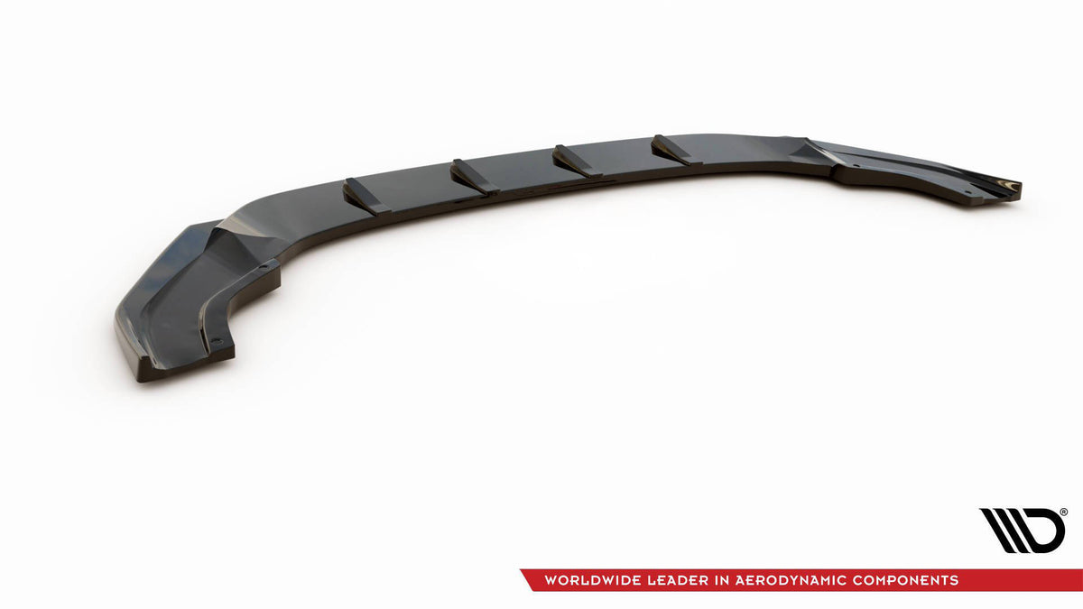 Front Splitter V.9 suitable for Volkswagen Golf R / R-Line Mk7 Facelift