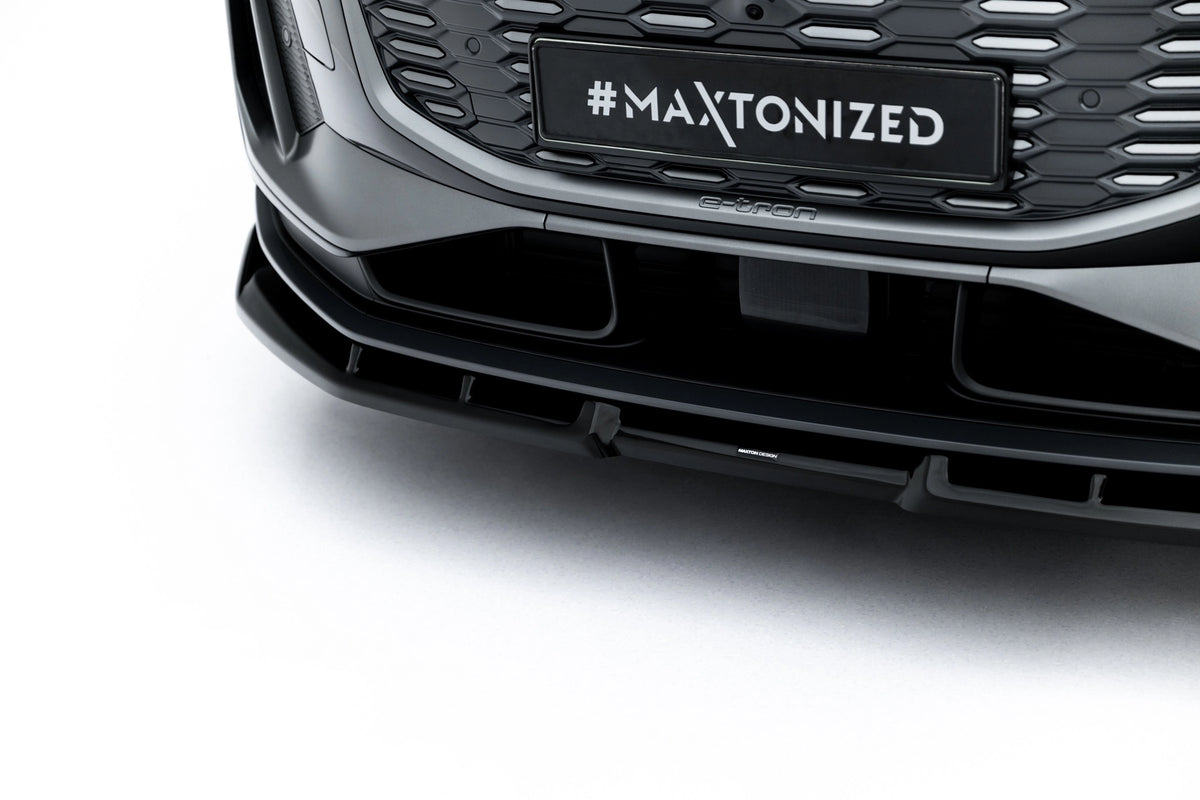 Front Splitter suitable for Audi Q6 e-tron Standard / S-Line / SQ6 e-tron SUV / Sportback Mk1