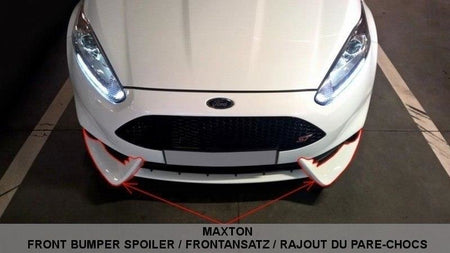 Front Splitter suitable for Ford Fiesta ST Mk7 FL (Fit Maxton Design Bumper)