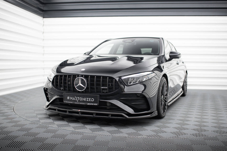 Front Splitter suitable for Mercedes-AMG A35 / A  AMG-Line W177 Facelift