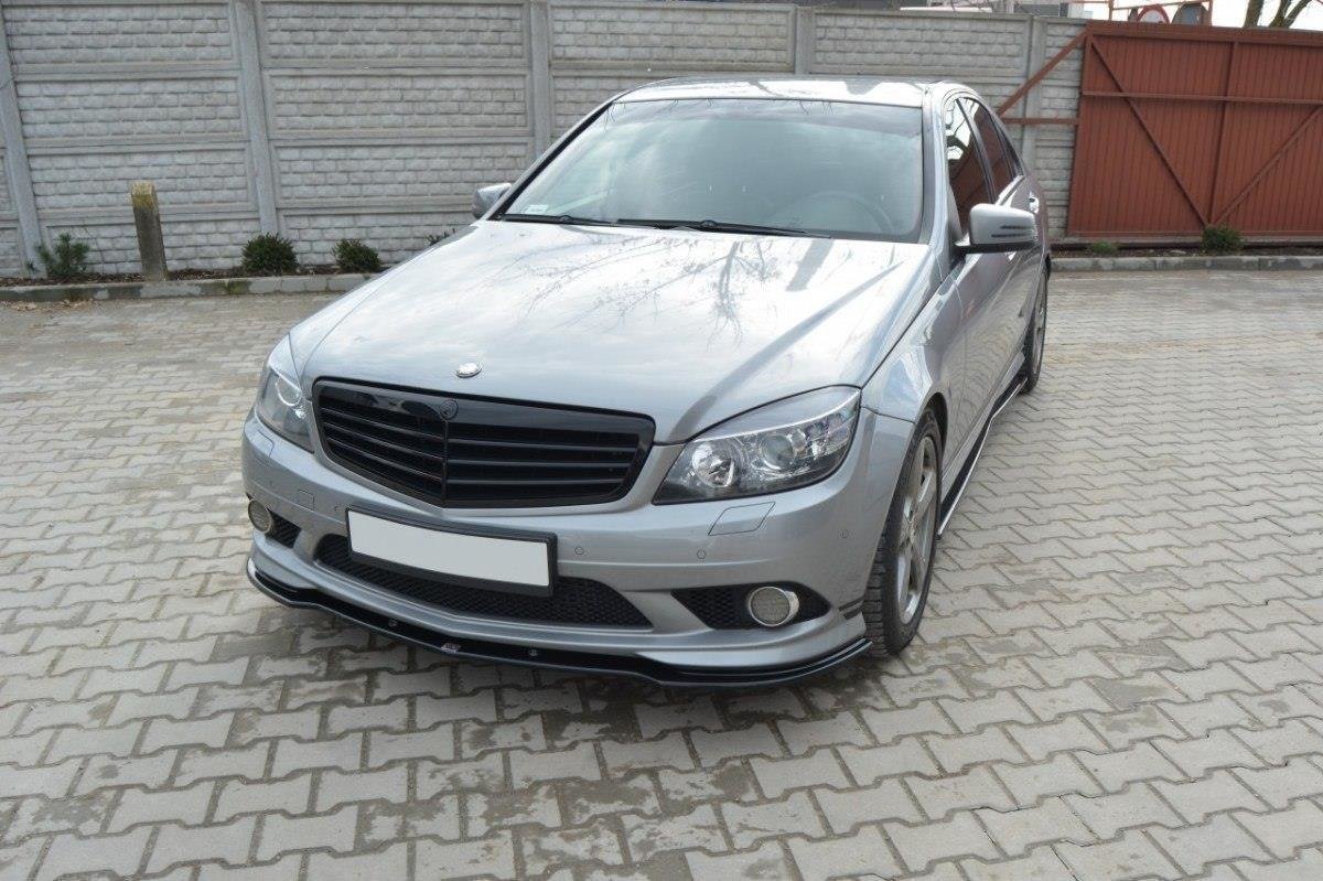Front Splitter suitable for Mercedes-Benz C Sedan / Estate AMG-Line W204 / S204