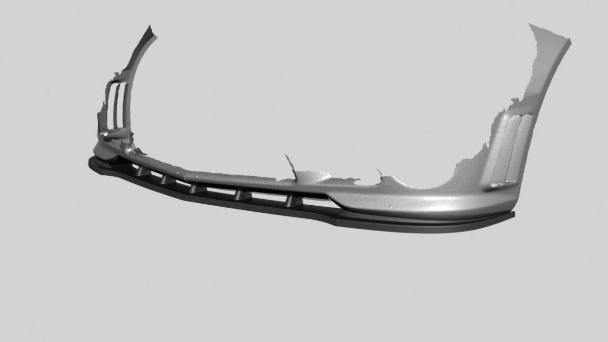 Front Splitter suitable for Mercedes-Benz C63 AMG Sedan / Estate W204 / S204