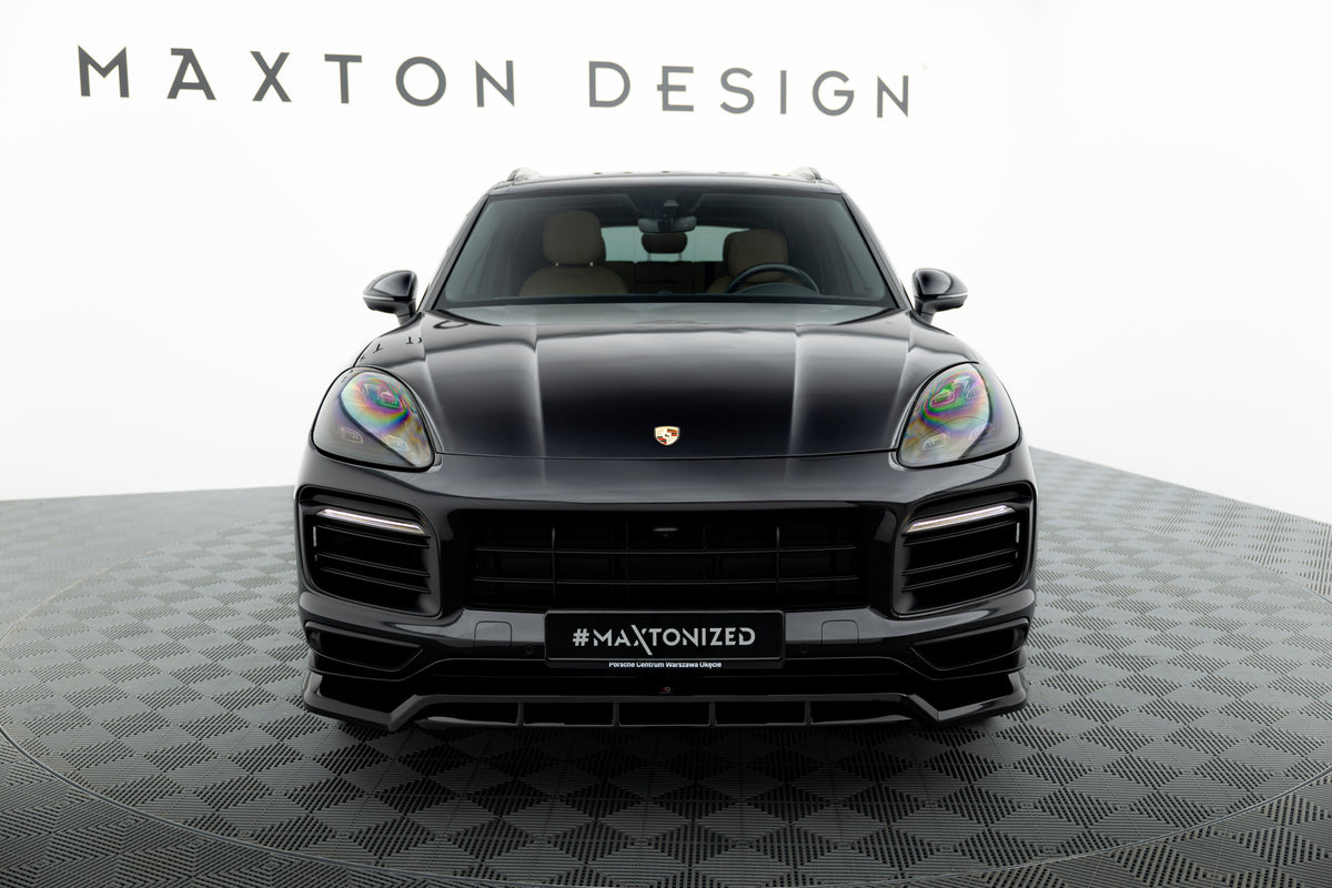 Front Splitter suitable for Porsche Cayenne Sport Design SUV / Coupe Mk3