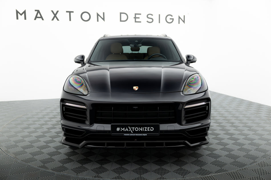 Front Splitter suitable for Porsche Cayenne Sport Design SUV / Coupe Mk3