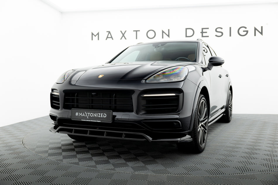 Front Splitter suitable for Porsche Cayenne Sport Design SUV / Coupe Mk3