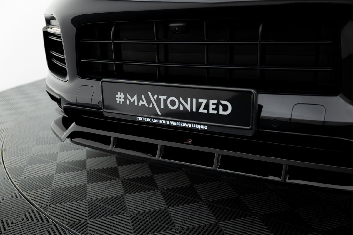 Front Splitter suitable for Porsche Cayenne Sport Design SUV / Coupe Mk3