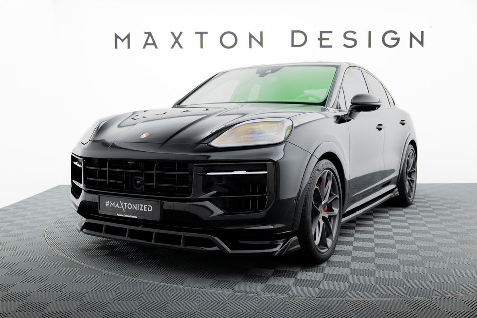 Front Splitter suitable for Porsche Cayenne Sport Design / Turbo SUV / Coupe Mk3 Facelift