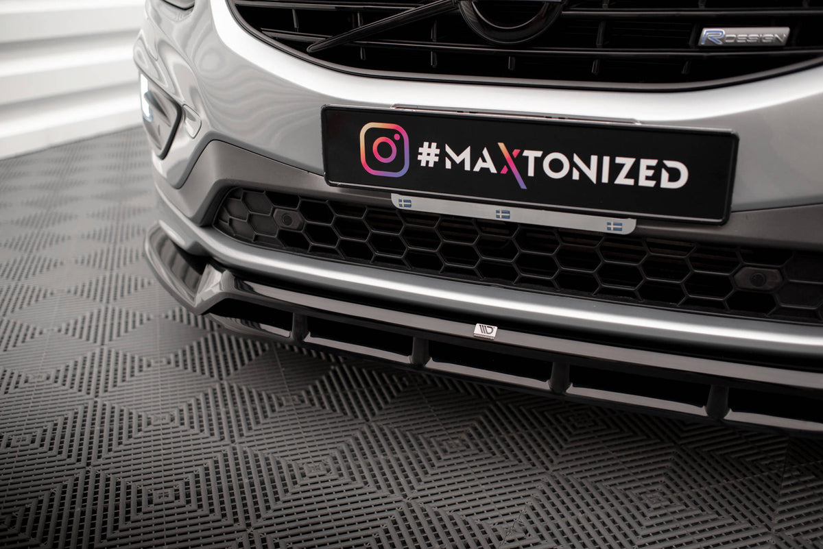Front Splitter suitable for Volvo XC60 R-Design Mk1 Facelift