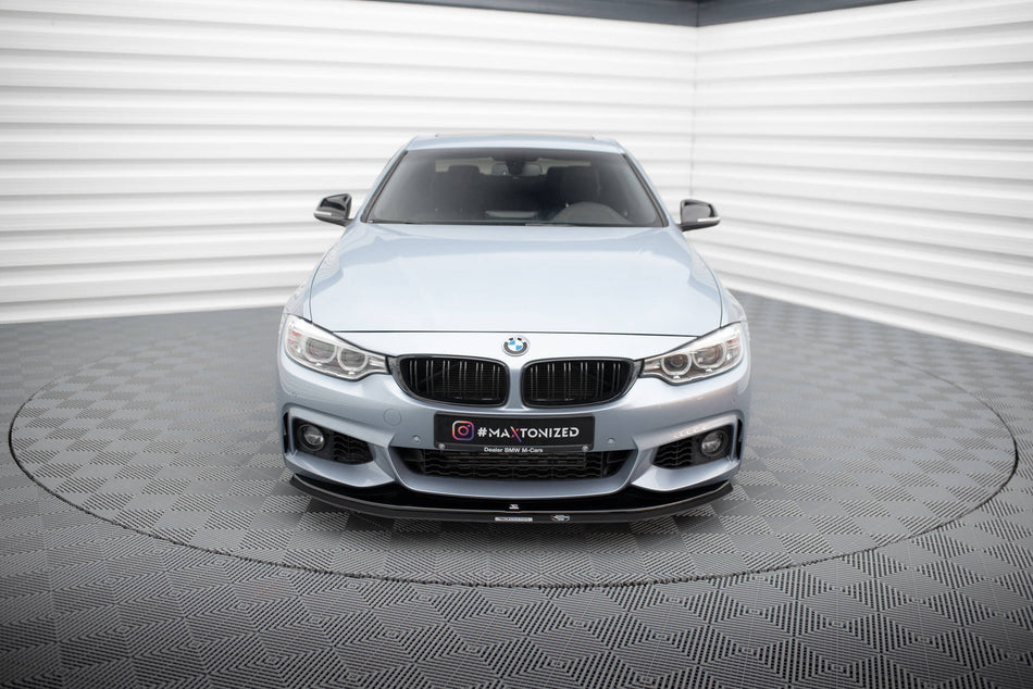 HYBRID FRONT SPLITTER for suitable for BMW 4 Coupe / Gran Coupe / Cabrio M-Pack F32 / F36 / F33