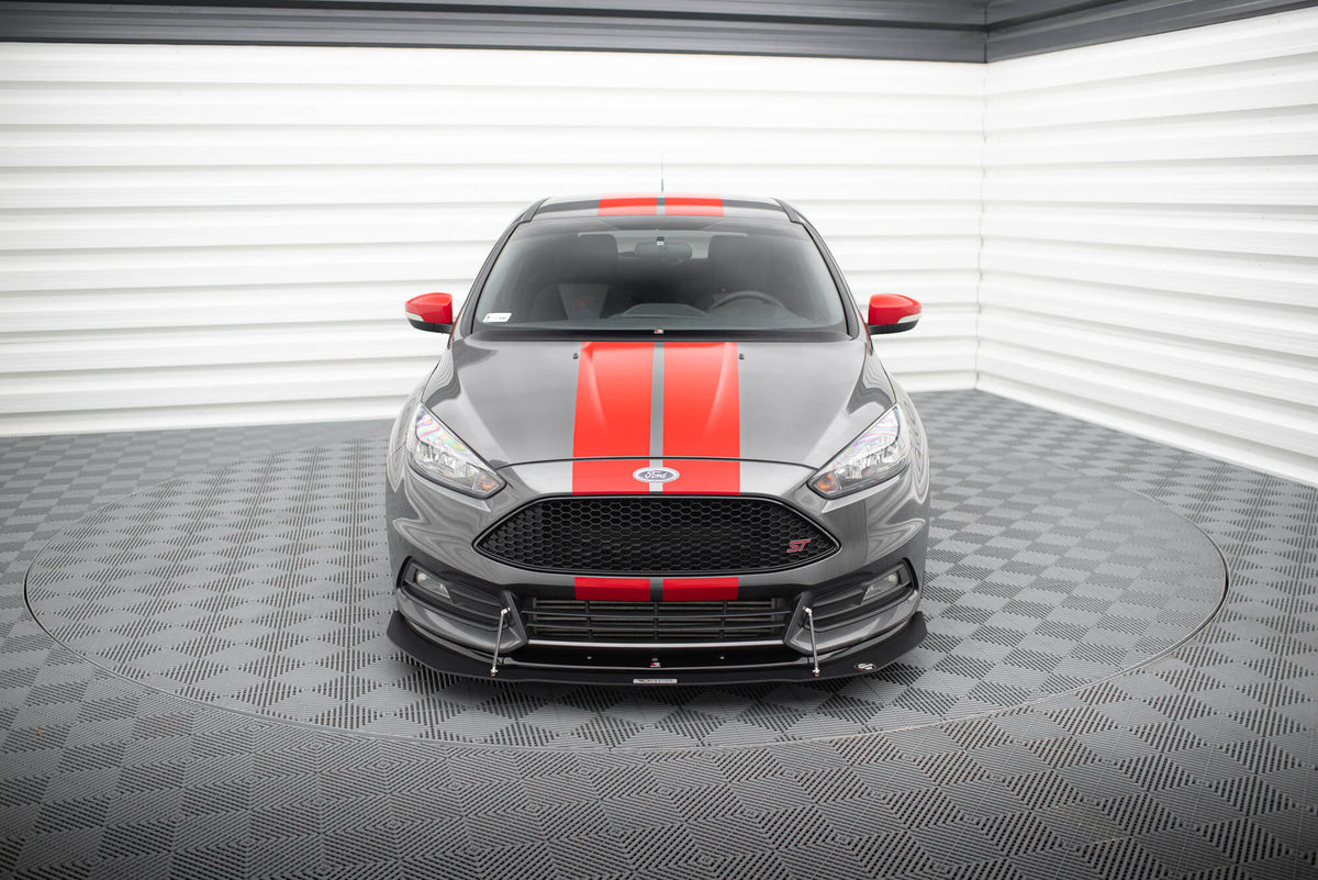 Hybrid Front Splitter V.1 suitable for Ford Focus ST Mk3 FL