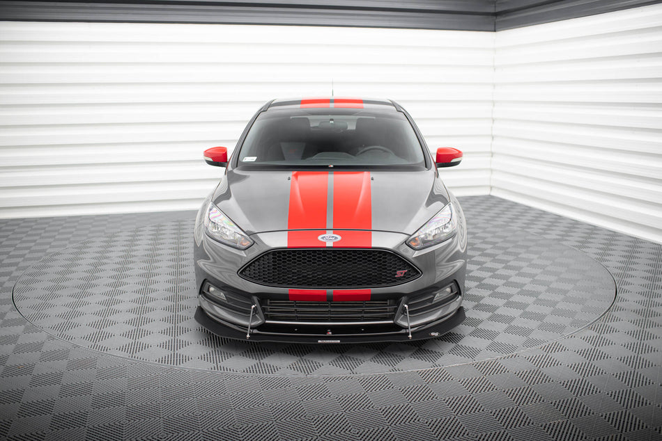 Hybrid Front Splitter V.1 suitable for Ford Focus ST Mk3 FL