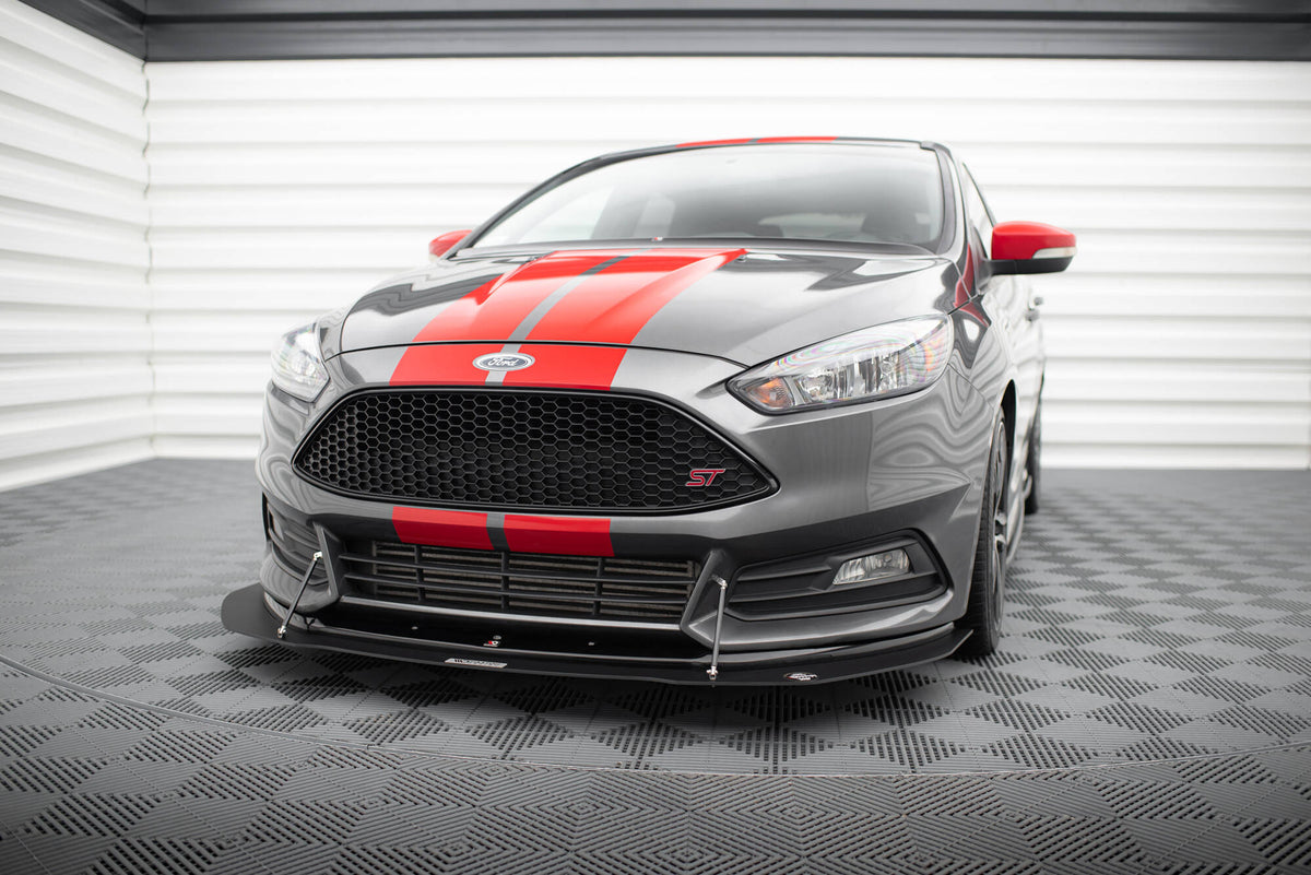 Hybrid Front Splitter V.1 suitable for Ford Focus ST Mk3 FL