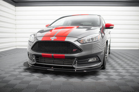 Hybrid Front Splitter V.1 suitable for Ford Focus ST Mk3 FL