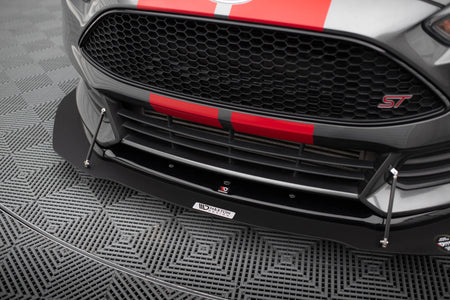 Hybrid Front Splitter V.1 suitable for Ford Focus ST Mk3 FL