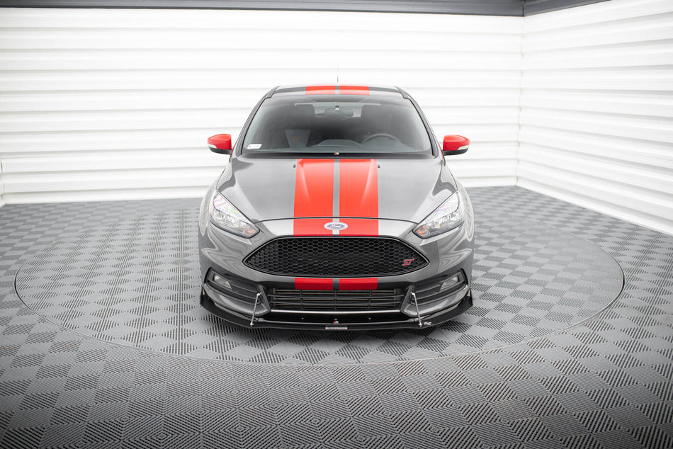 Hybrid Front Splitter V.2 suitable for Ford Focus ST Mk3 FL