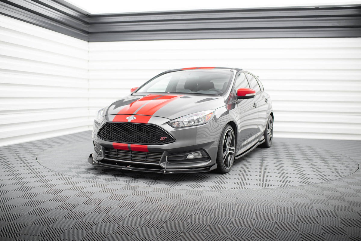 Hybrid Front Splitter V.2 suitable for Ford Focus ST Mk3 FL