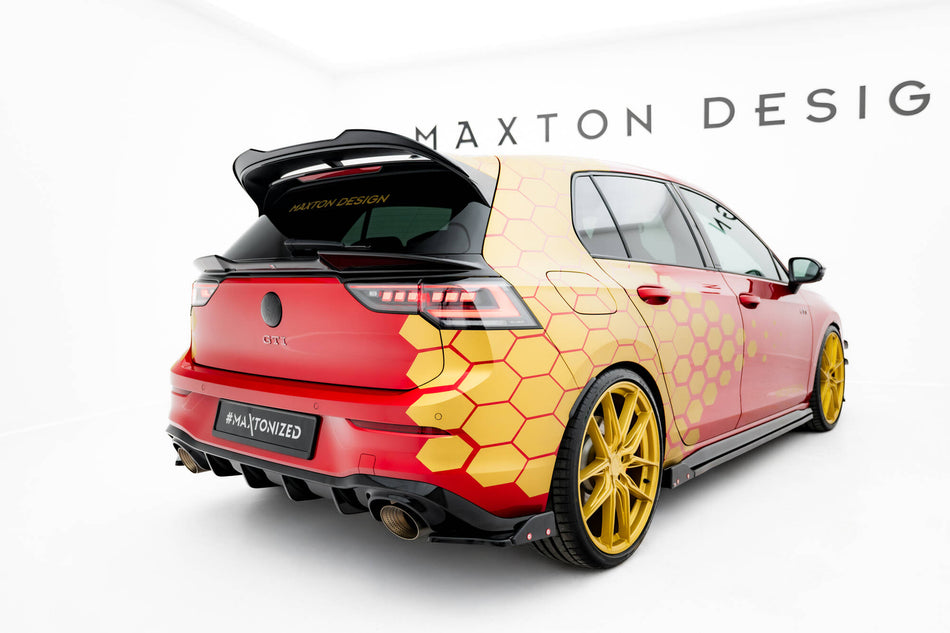Lower Spoiler Cap 3D suitable for Volkswagen Golf GTI / GTI Clubsport / R / R-Line / GTE / GTD Mk8 / Mk8 Facelift