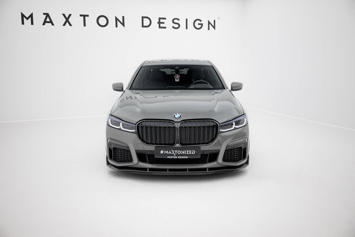 Prepreg Carbon Fiber Front Splitter + ABS Splitter suitable for BMW 7 M-Pack G11 Facelift