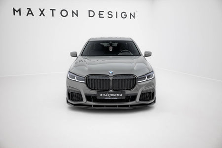 Prepreg Carbon Fiber Front Splitter + ABS Splitter suitable for BMW 7 M-Pack G11 Facelift
