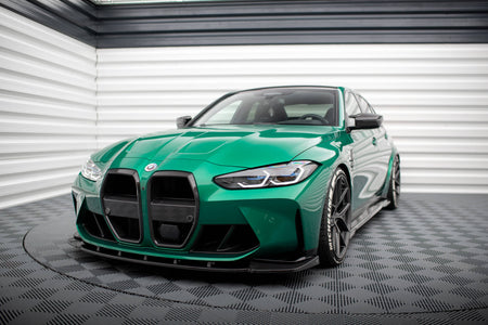 Prepreg Carbon Fiber Front Splitter V.1 suitable for BMW M3 Sedan / Touring G80 / G81