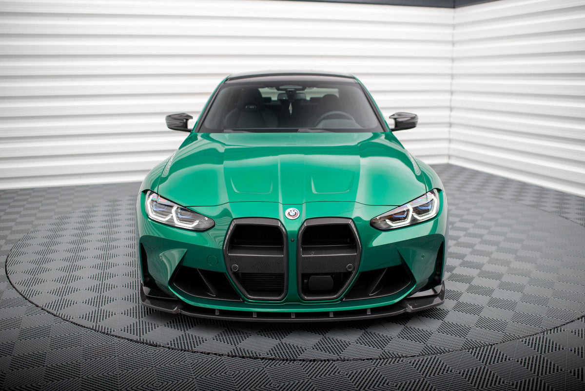 Prepreg Carbon Fiber Front Splitter V.1 suitable for BMW M3 Sedan / Touring G80 / G81
