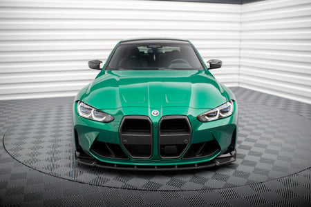 Prepreg Carbon Fiber Front Splitter V.1 suitable for BMW M3 Sedan / Touring G80 / G81