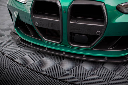 Prepreg Carbon Fiber Front Splitter V.1 suitable for BMW M3 Sedan / Touring G80 / G81