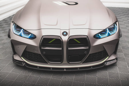 Prepreg Carbon Fiber Front Splitter V.1 suitable for BMW M4 G82 / G82 Facelift