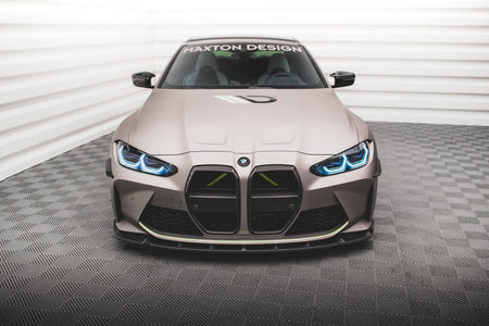 Prepreg Carbon Fiber Front Splitter V.1 suitable for BMW M4 G82 / G82 Facelift