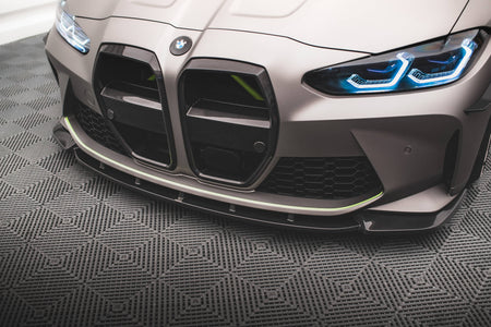 Prepreg Carbon Fiber Front Splitter V.1 suitable for BMW M4 G82 / G82 Facelift