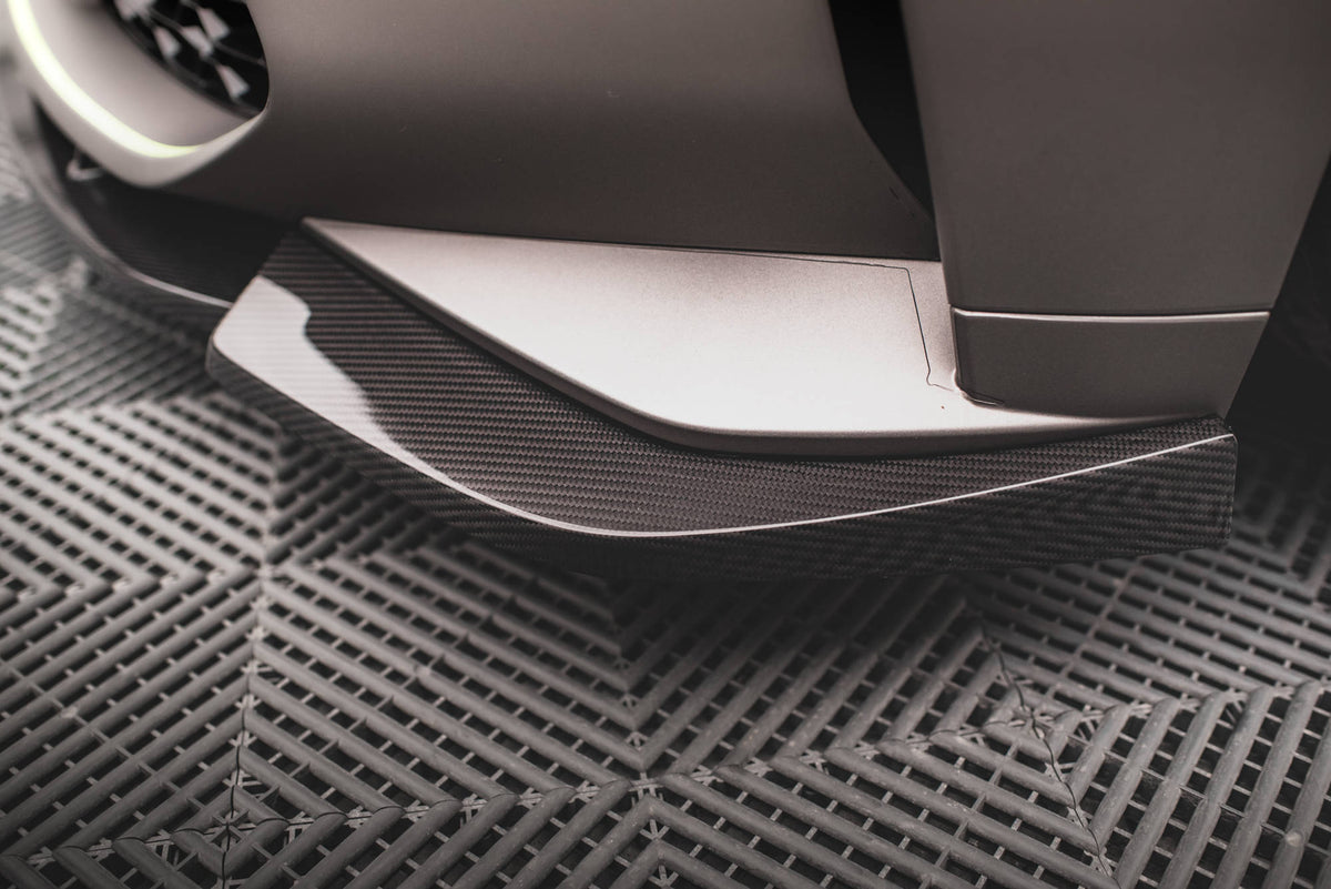 Prepreg Carbon Fiber Front Splitter V.1 suitable for BMW M4 G82 / G82 Facelift