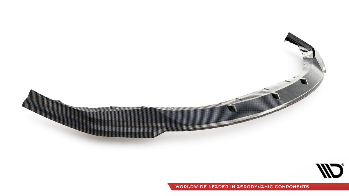 Prepreg Carbon Fiber Front Splitter V.2 suitable for BMW M3 Sedan / Touring G80 / G81