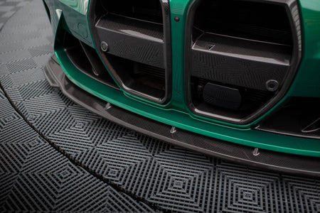 Prepreg Carbon Fiber Front Splitter V.2 suitable for BMW M3 Sedan / Touring G80 / G81